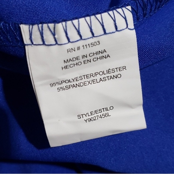 Luxology Women's Textured Faux-Wrap Rhinestone Buckle Dress MED (8-10) NWT(D013) - Picture 3 of 4